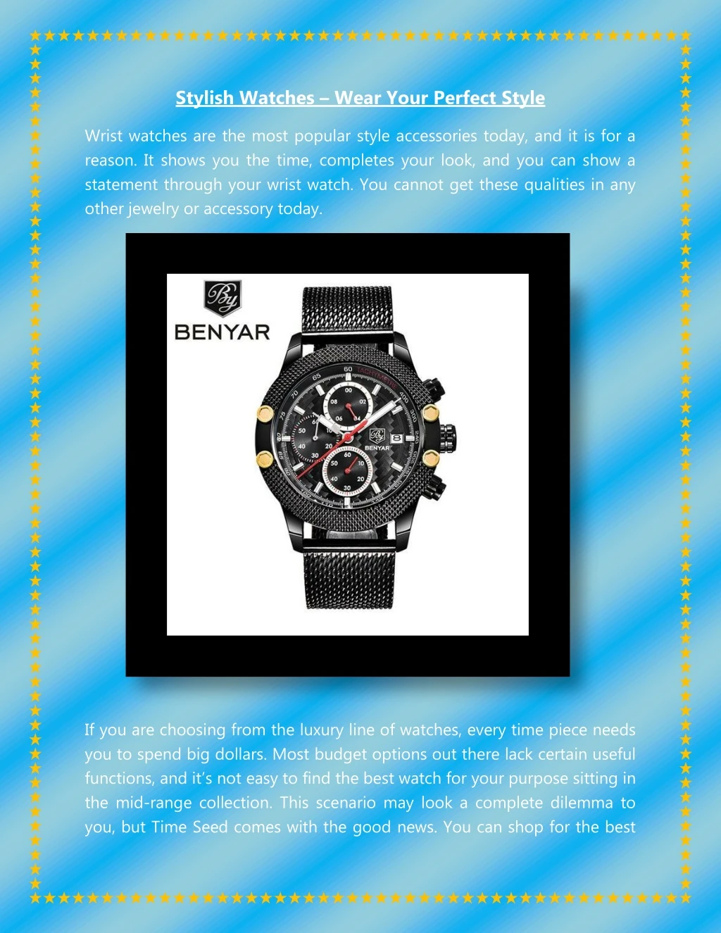 stylish watches wear your perfect style