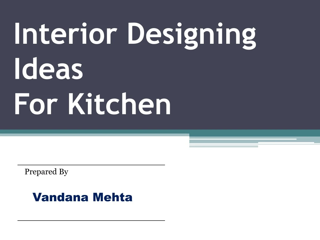 interior designing ideas for kitchen