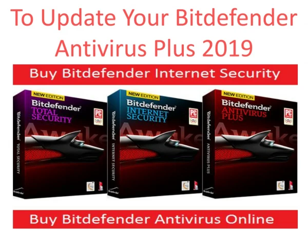 To Update Your Bitdefender Antivirus Plus 2019