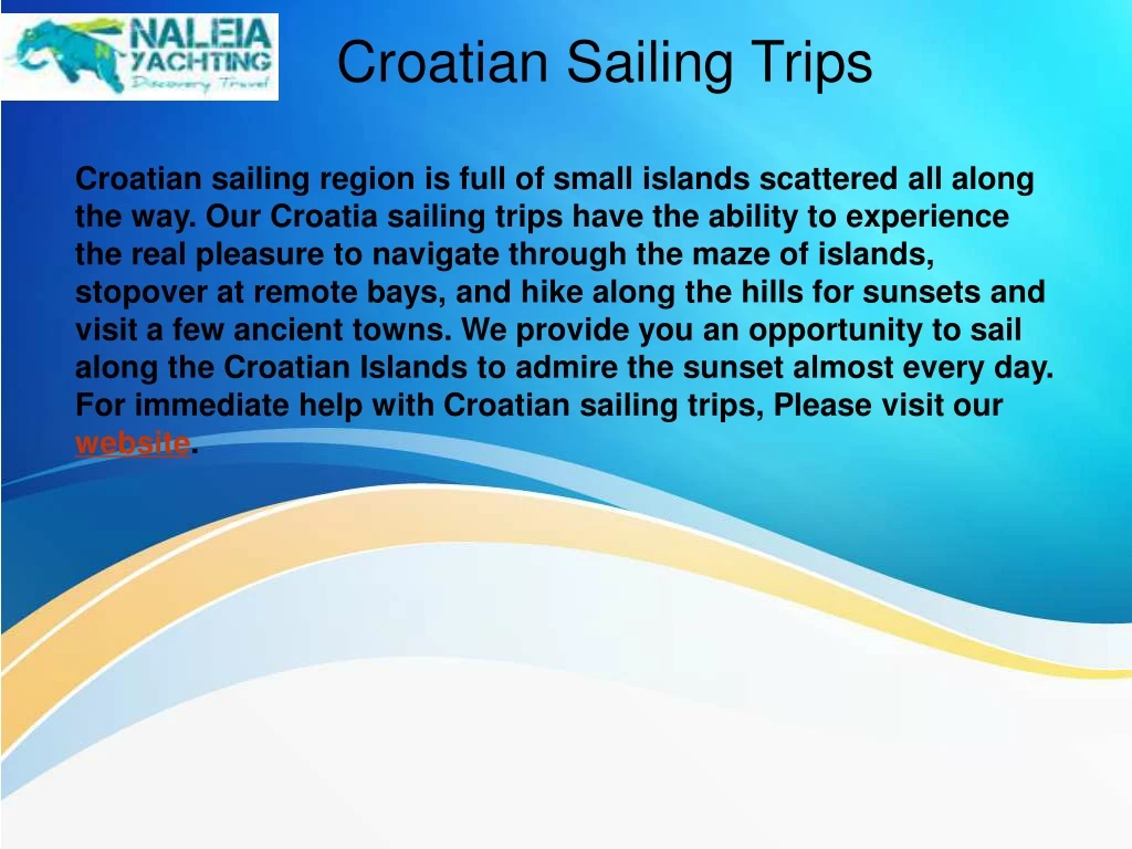 croatian sailing trips