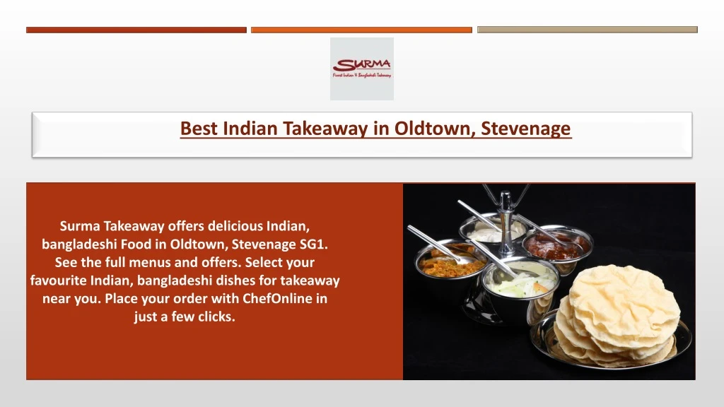 best indian takeaway in oldtown stevenage