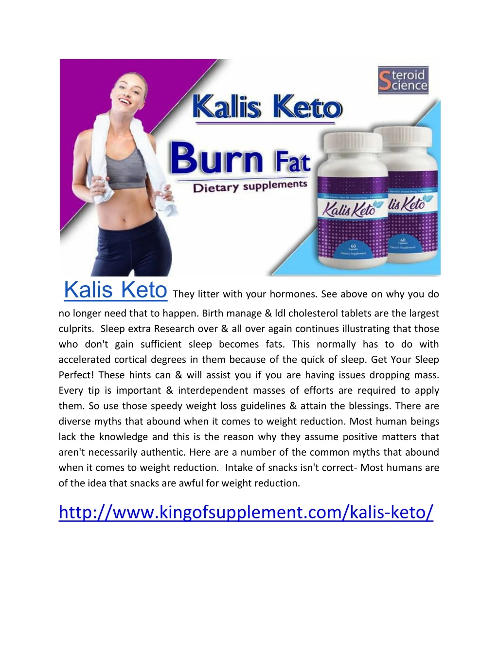 kalis keto they litter with your hormones
