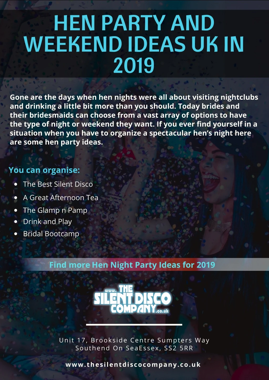 hen party and weekend ideas uk in 2019