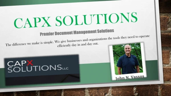 Printer & Document Services in Bethesda, MD | CAPX Solutions