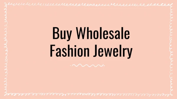 Buy Wholesale Fashion Jewelry from Jewelpin