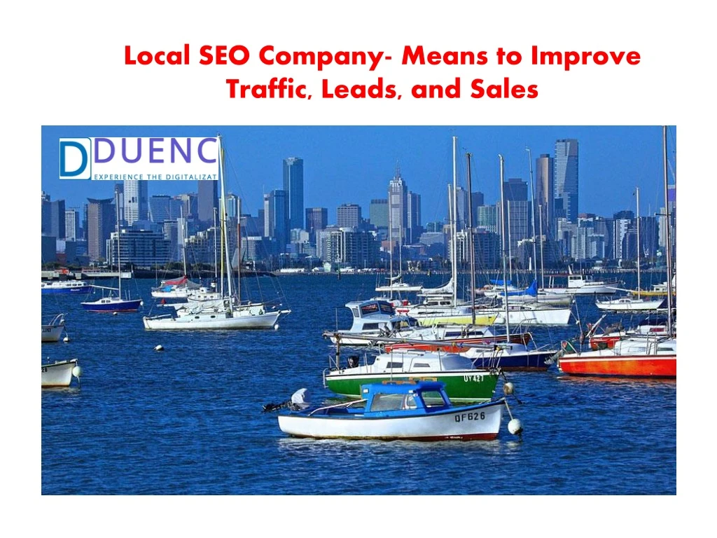 local seo company means to improve traffic leads