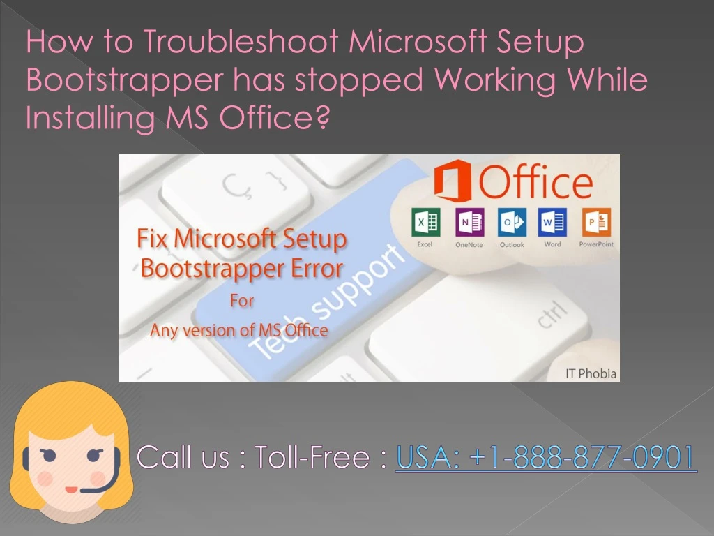 how to troubleshoot microsoft setup bootstrapper