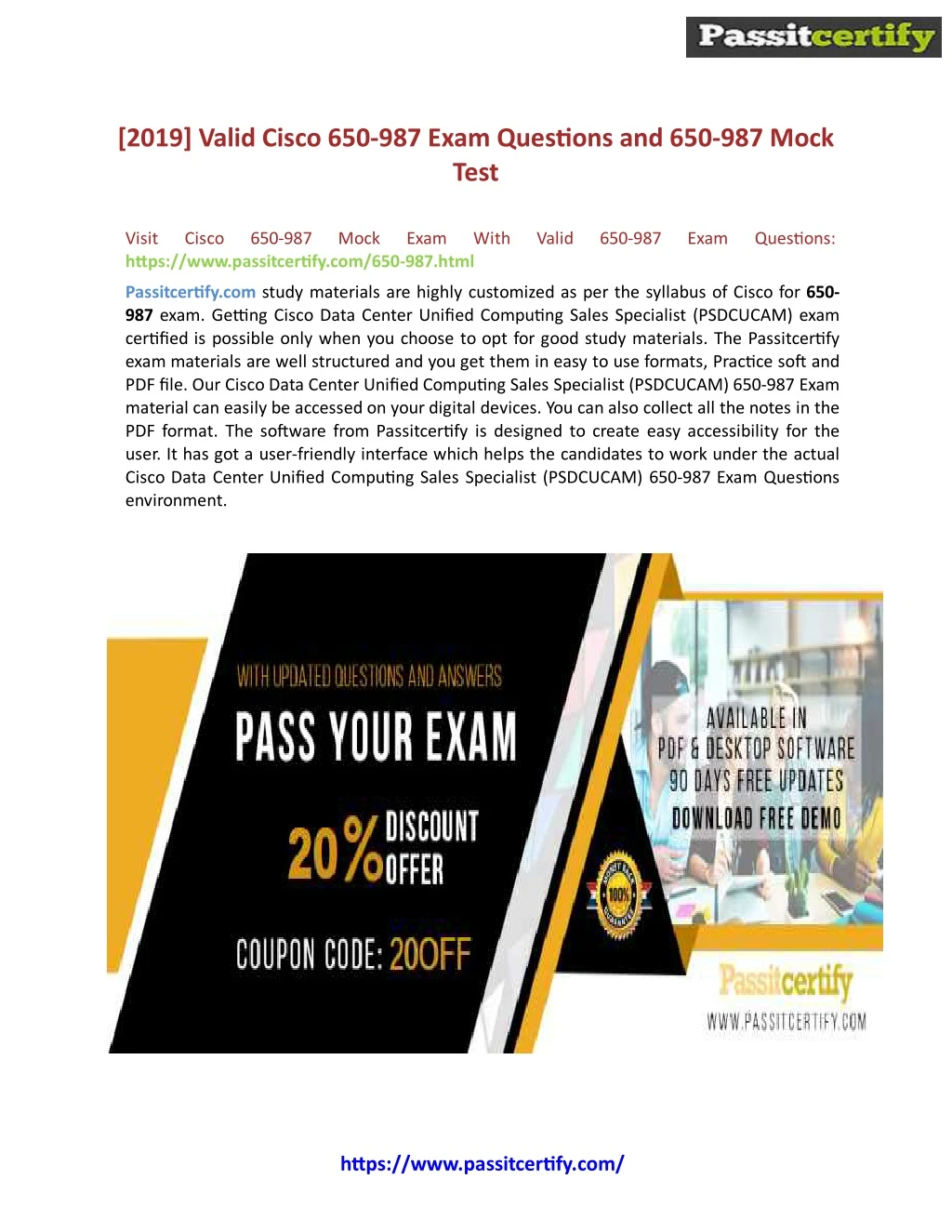 2019 valid cisco 650 987 exam questions