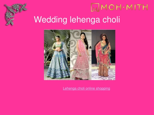 Buy designer lehenga online