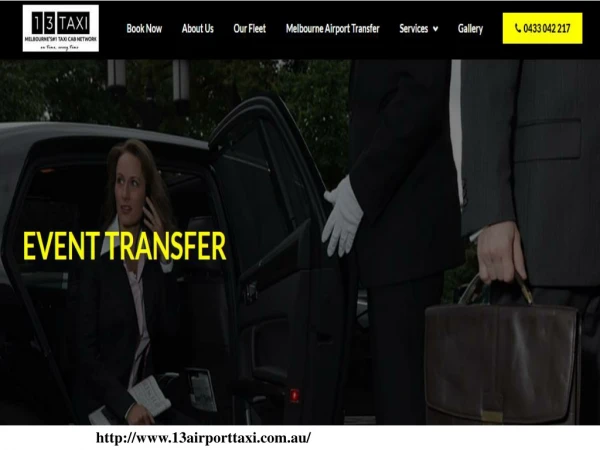 Event Transfer Melbourne - 13 Airport Taxi