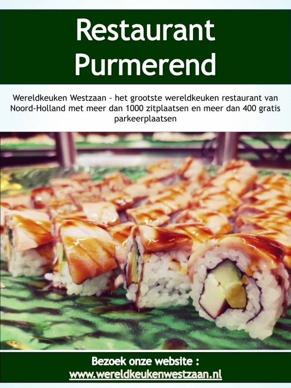 Restaurant purmerend
