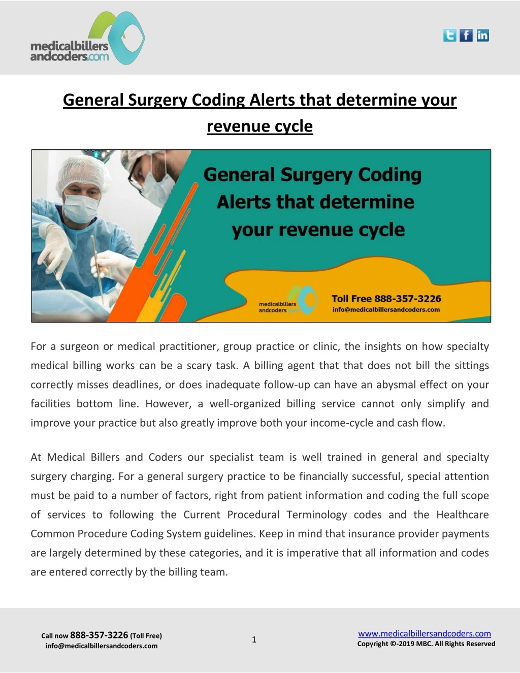 general surgery coding alerts that determine your