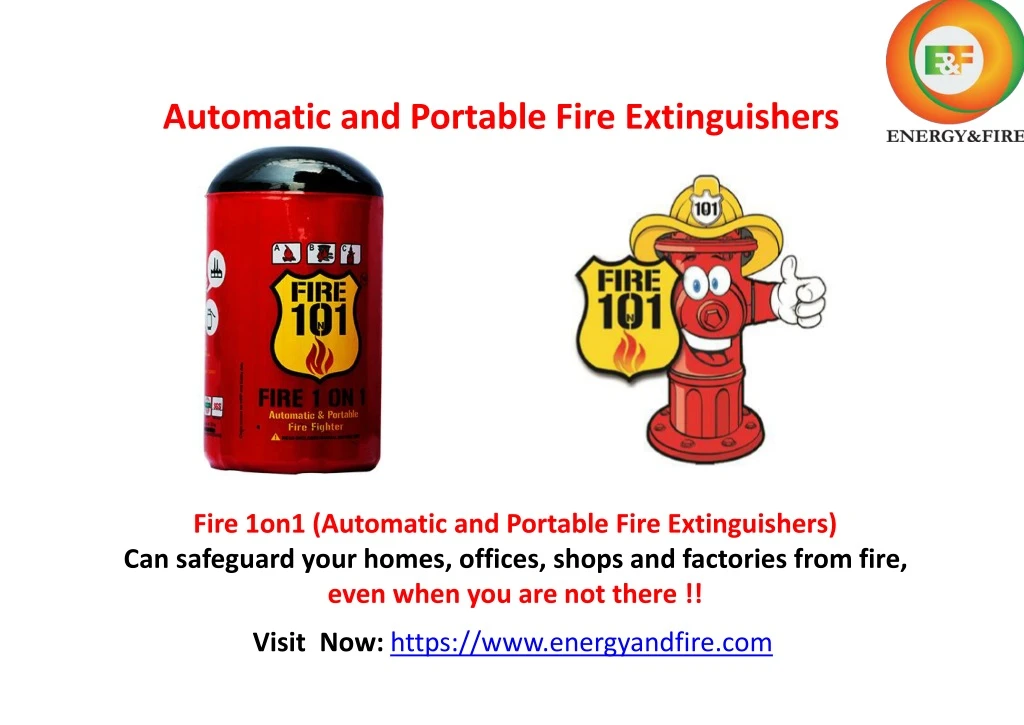 automatic and portable fire extinguishers