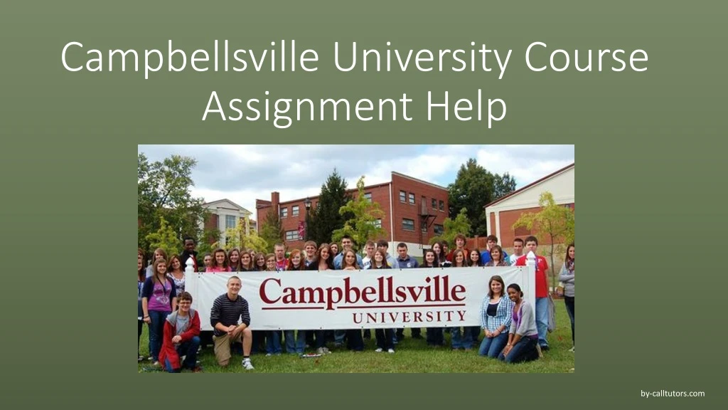 campbellsville university course assignment help