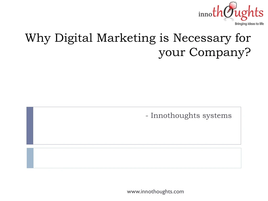 why digital marketing is necessary for your company