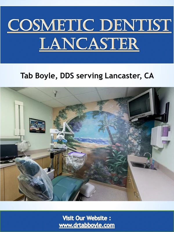 Cosmetic Dentist Lancaster