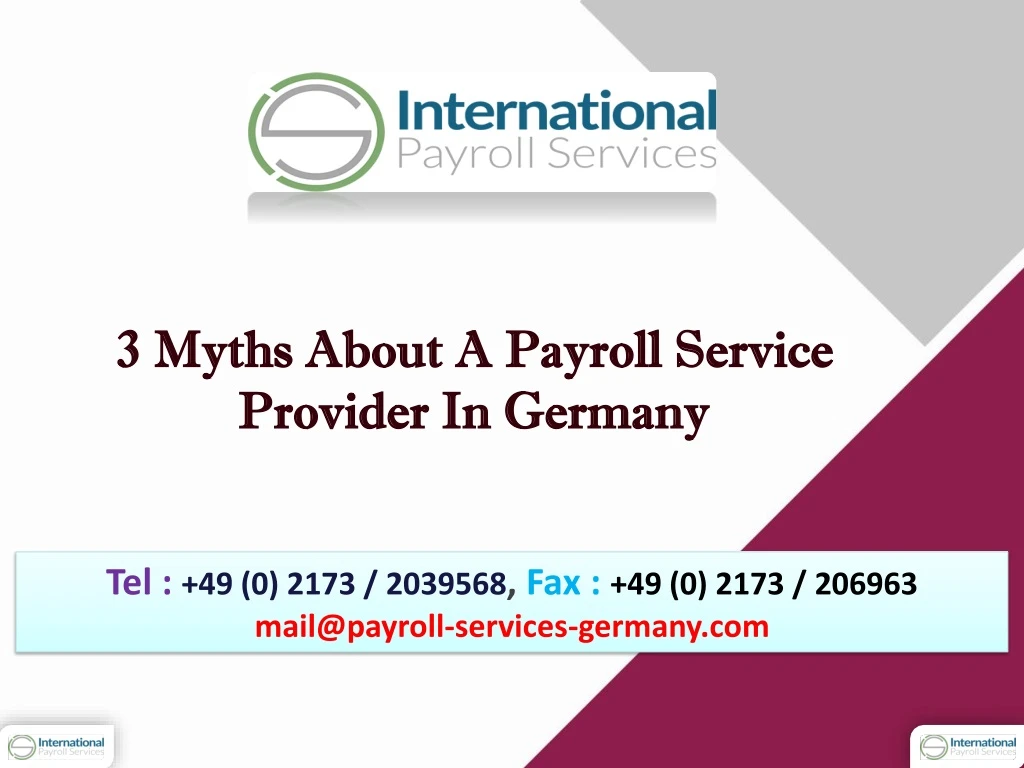 3 myths about a payroll service 3 myths about