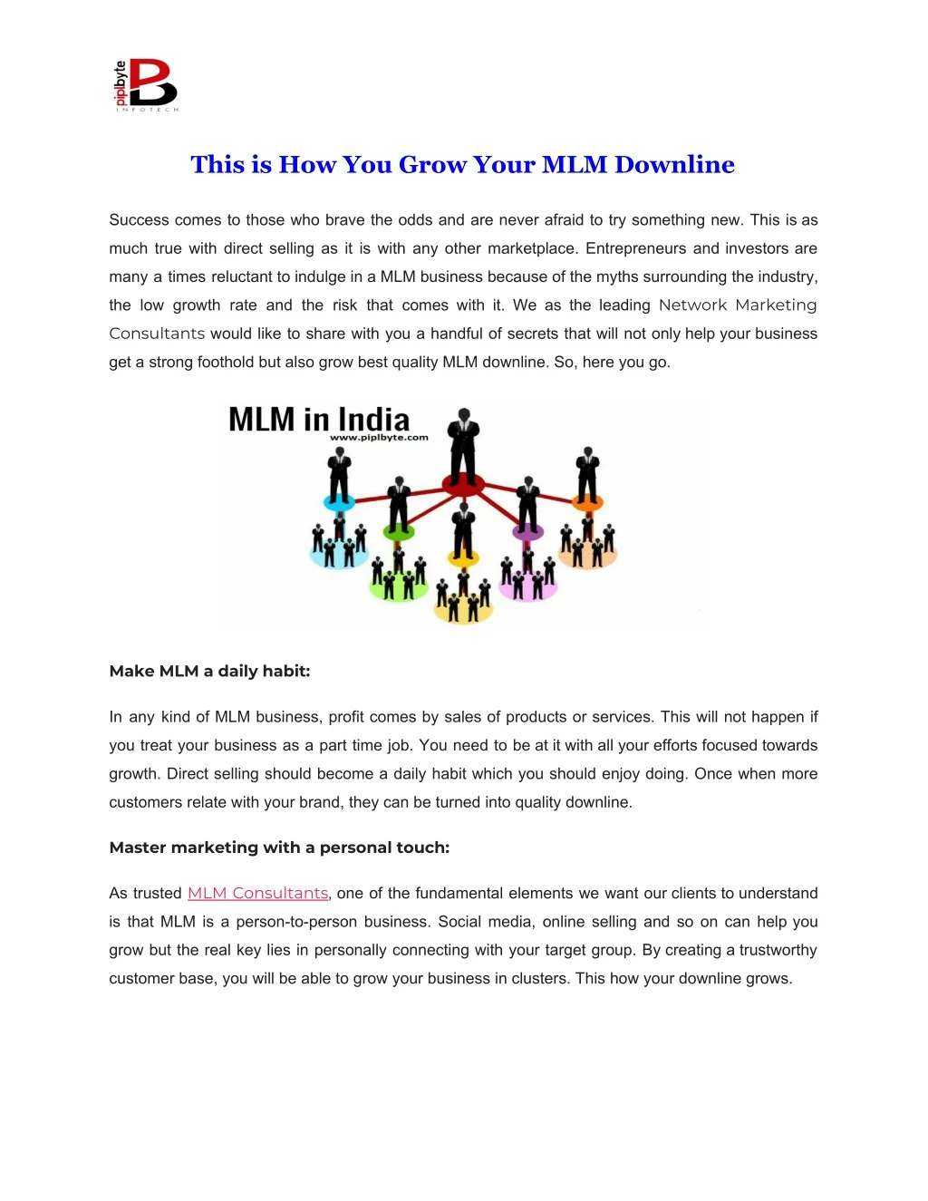 this is how you grow your mlm downline
