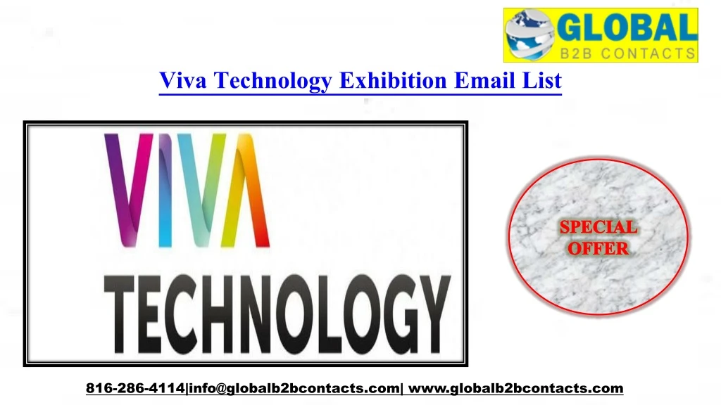 viva technology exhibition email list