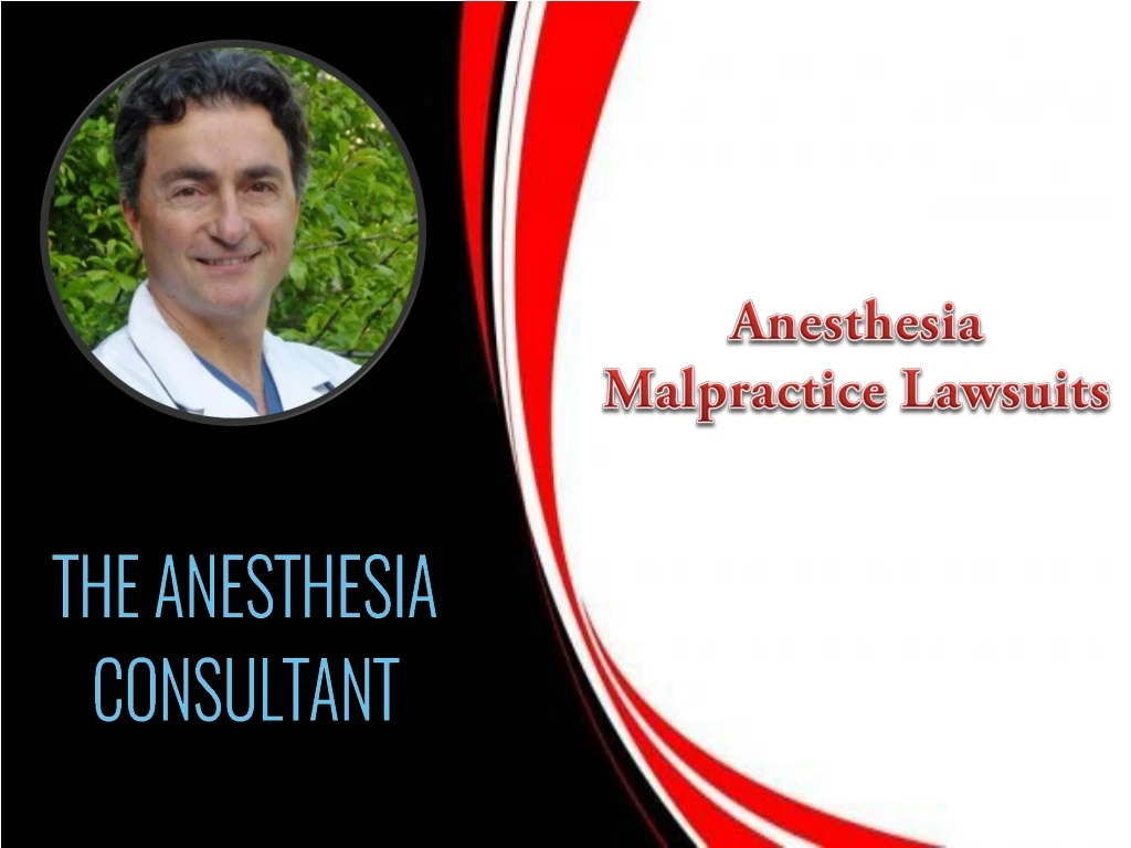 anesthesia malpractice lawsuits