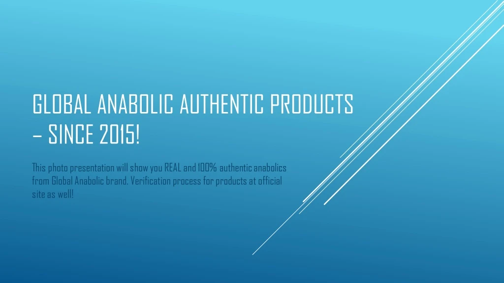global anabolic authentic products since 2015