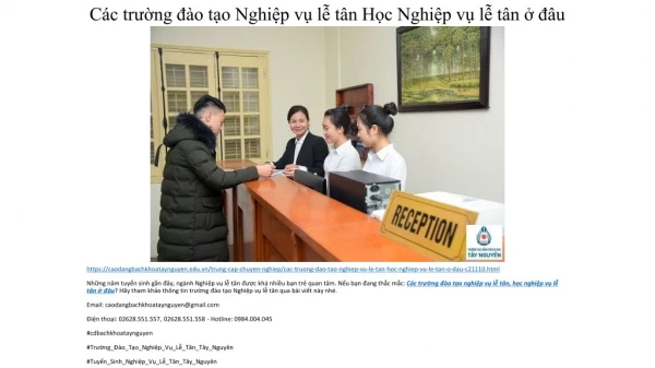 c c tr ng o t o nghi p v l t n h c nghi p v l t n u