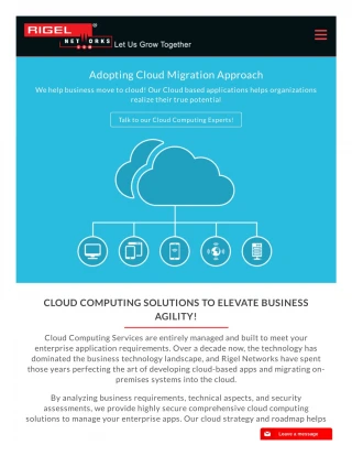 cloud computing solutions and services - slide 1