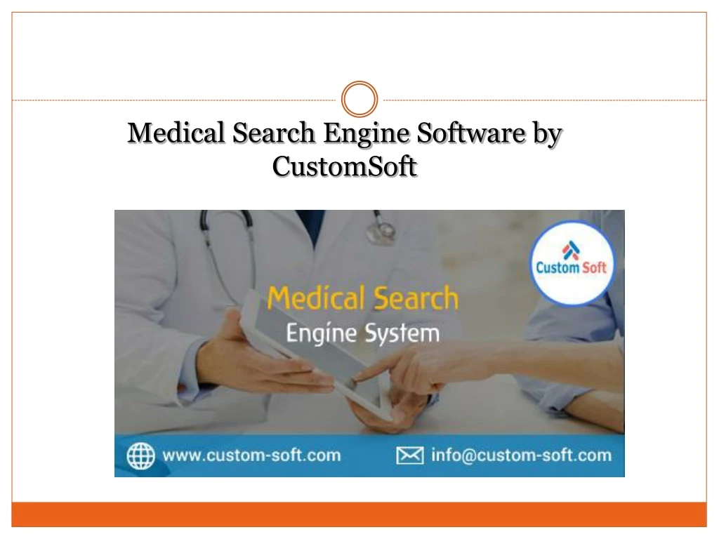 medical search engine software by customsoft