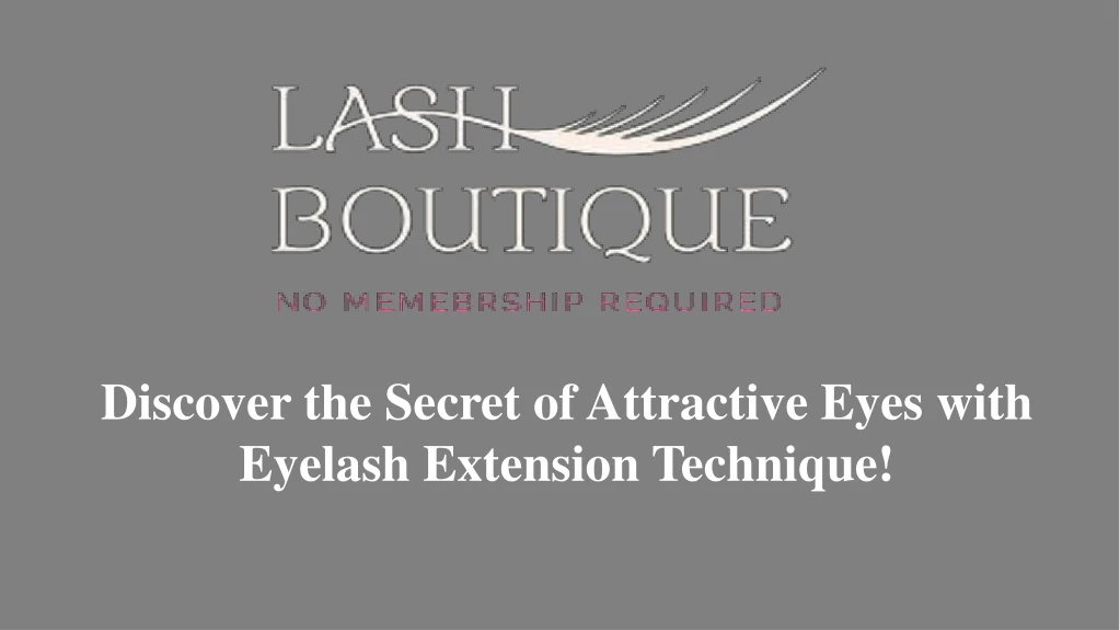 discover the secret of attractive eyes with
