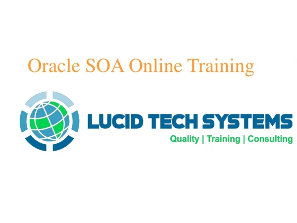 Oracle SOA ADMIN Online Training in Hyderabad, India, USA & UK.