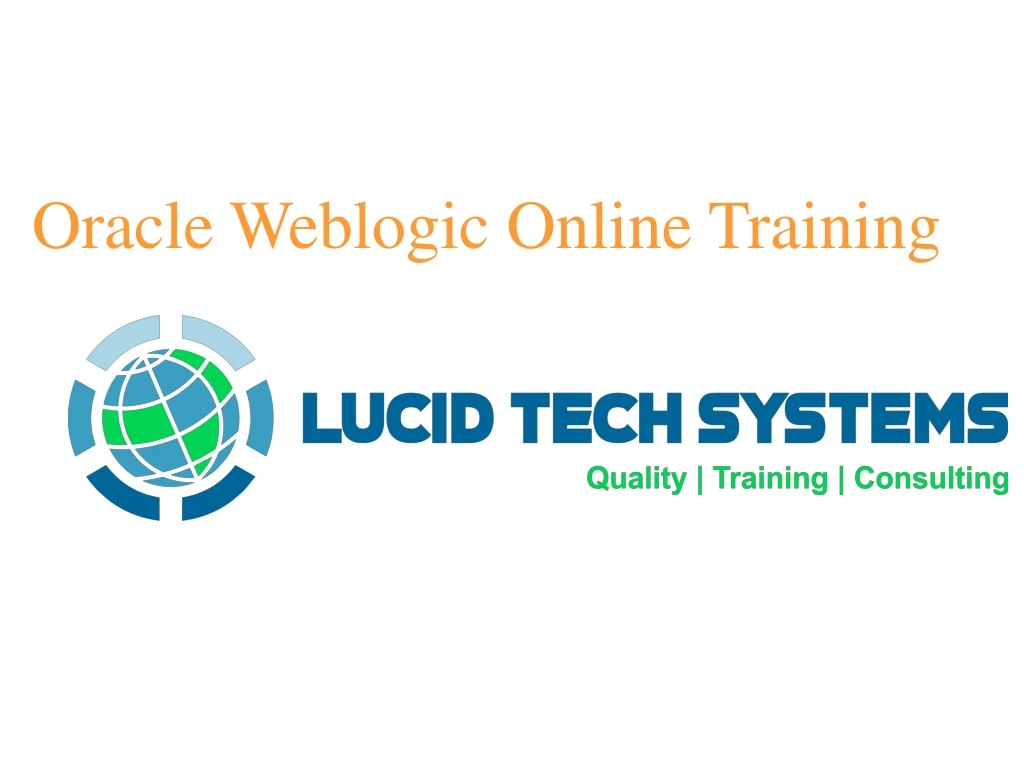 oracle weblogic online training