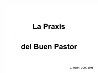 La Praxis del Buen Pastor - slide 1