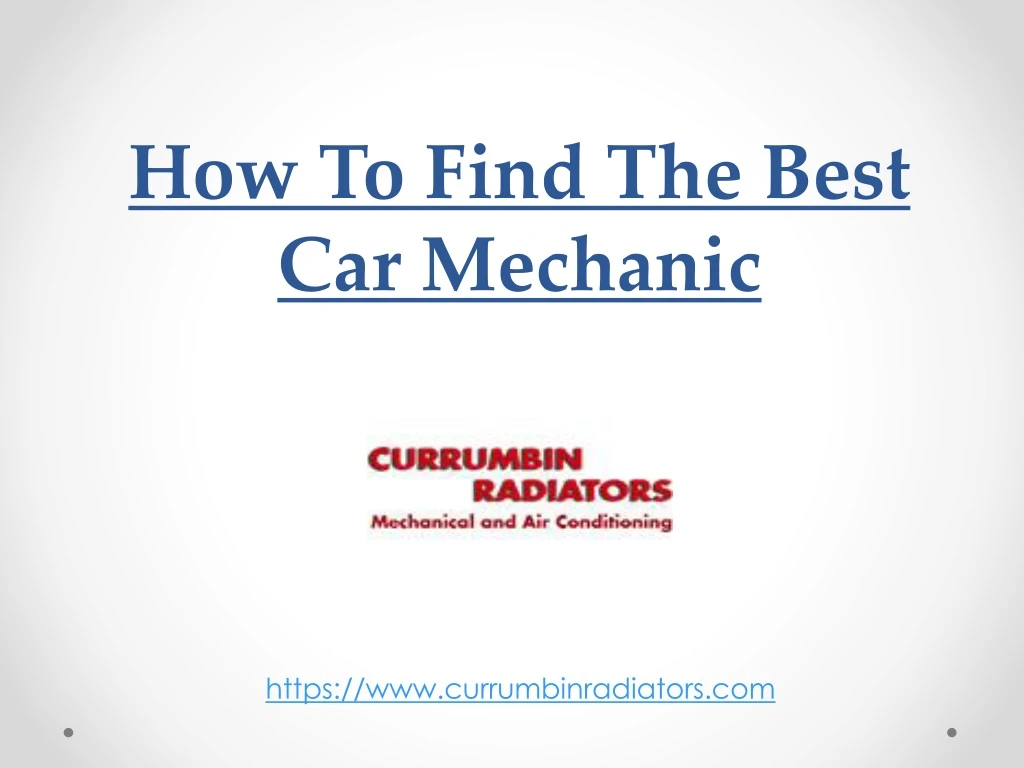 how to find the best car mechanic