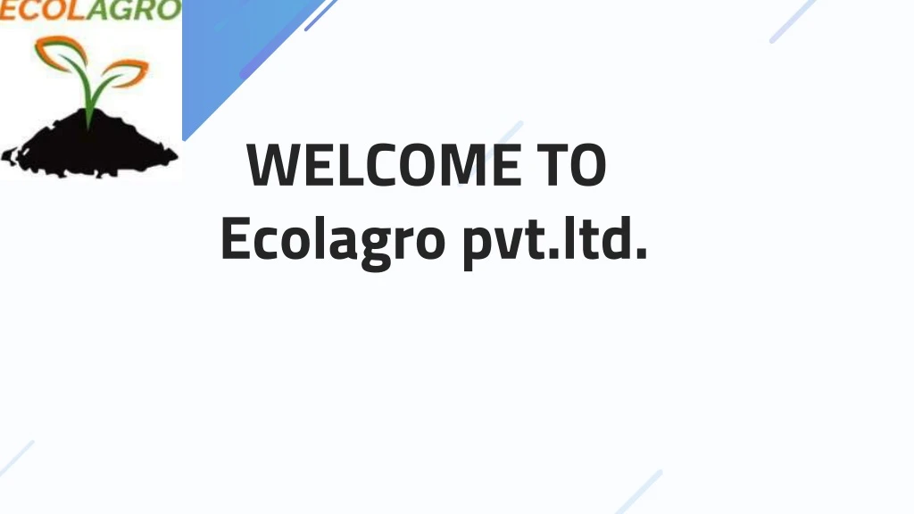 welcome to ecolagro pvt ltd