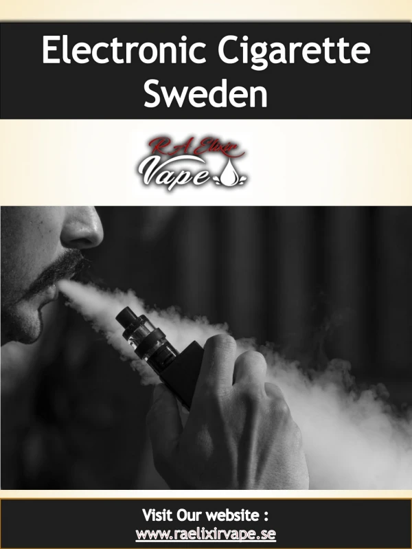 Electronic Cigarette Sweden