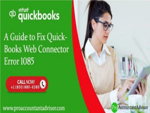 Troubleshooting steps to fix Error QBWC1085