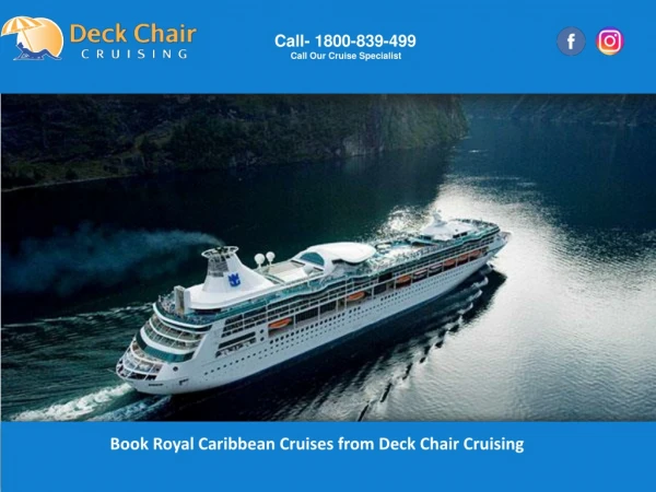 Book Royal Caribbean Cruises from Deck Chair Cruising