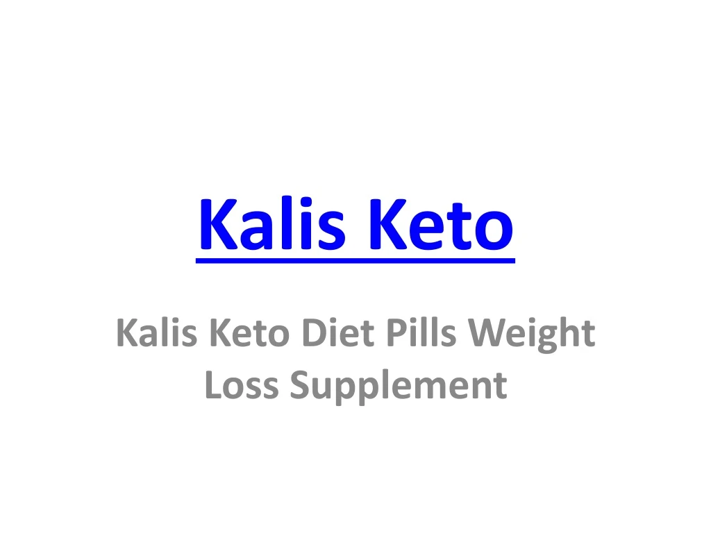 kalis keto