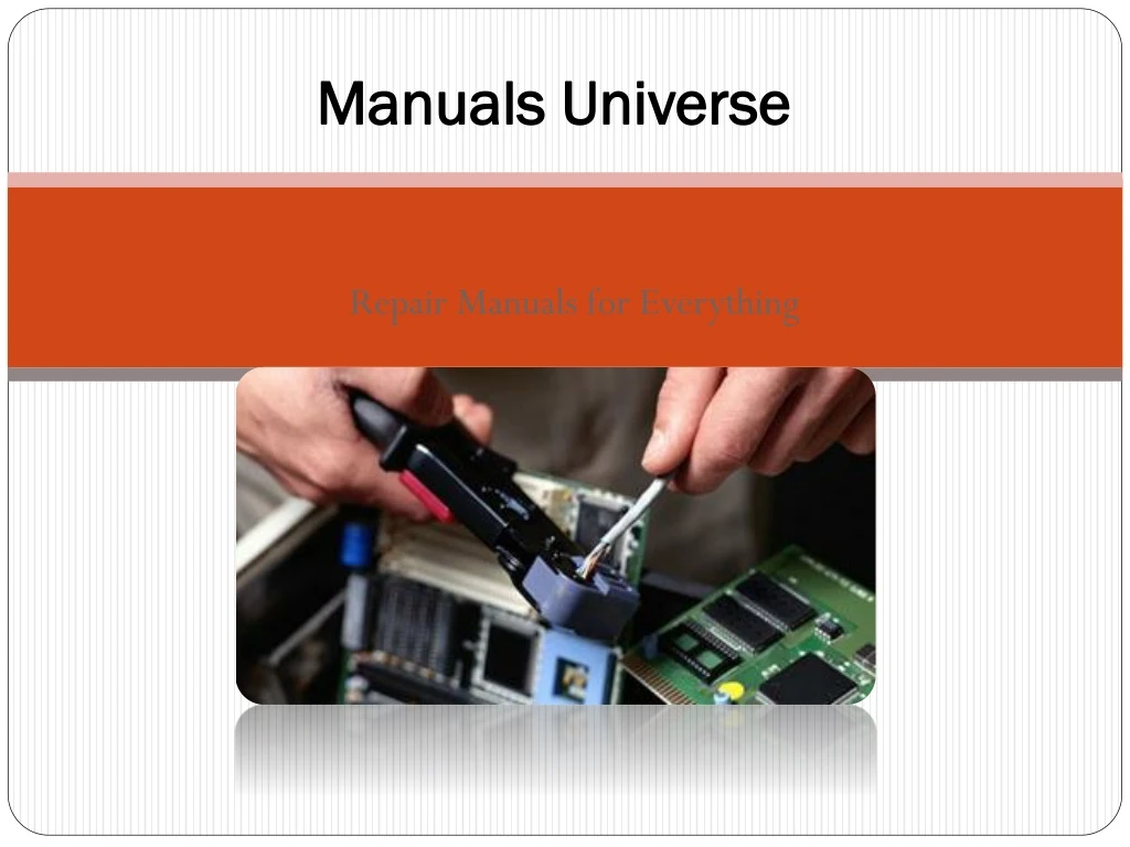 manuals universe