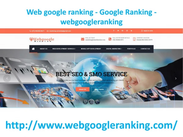Web Designing Company in UK, USA, Australia, Japan / Web Google Ranking