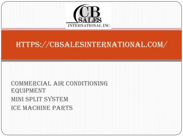 Buy the best Commercial air conditioning equipment