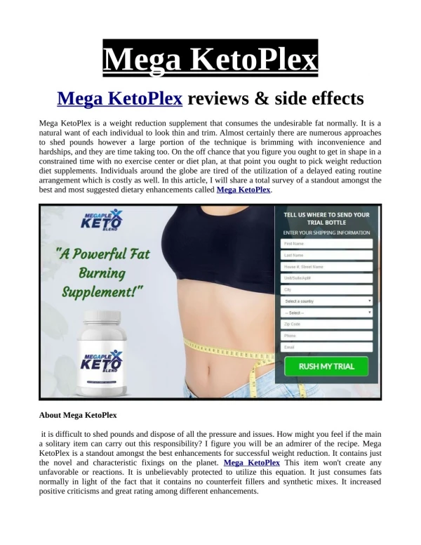Revolutionize Your Mega KetoPlex With These Easy-peasy Tips