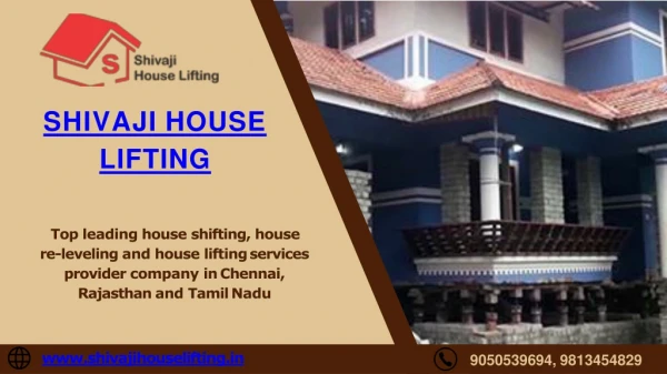 Best Building lifting services in Chennai