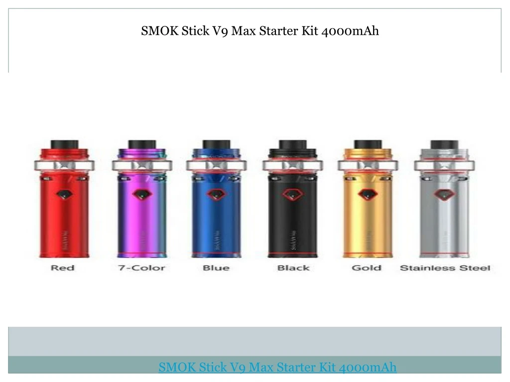 smok stick v9 max starter kit 4000mah