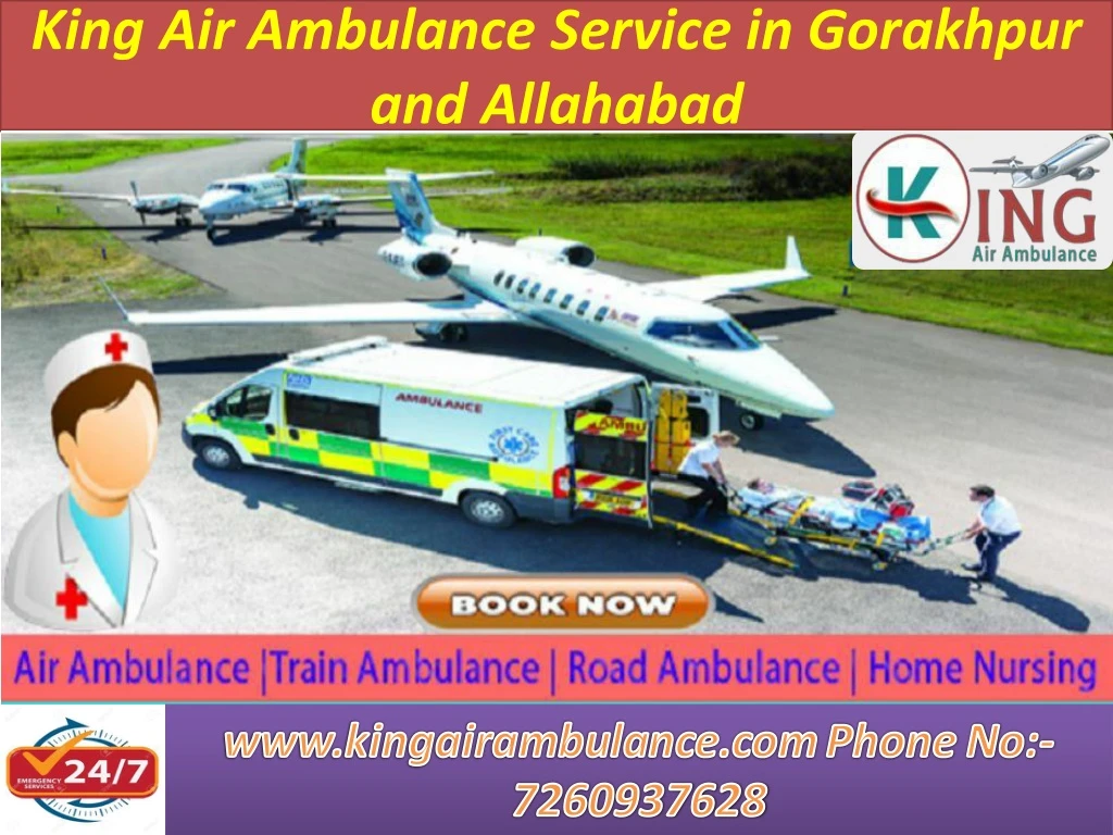 king air ambulance service in gorakhpur