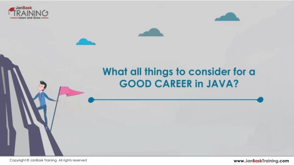 what all things to consider for a good career