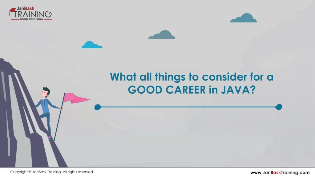 what all things to consider for a good career
