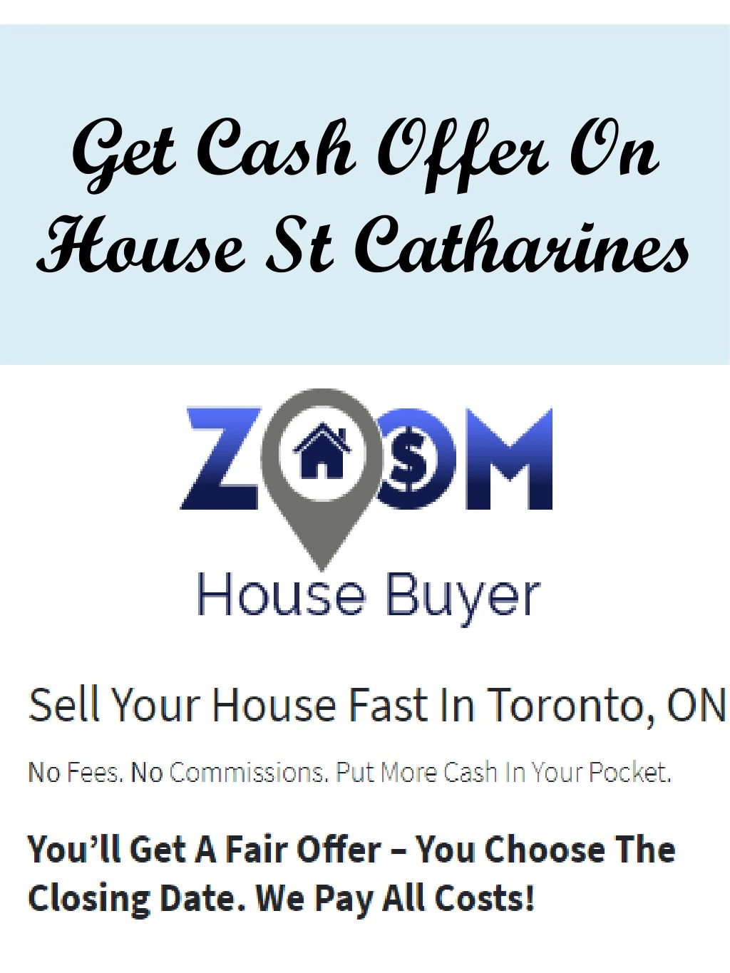 get cash offer on house st catharines