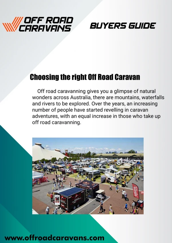 Off Road Caravan Buyers Guide