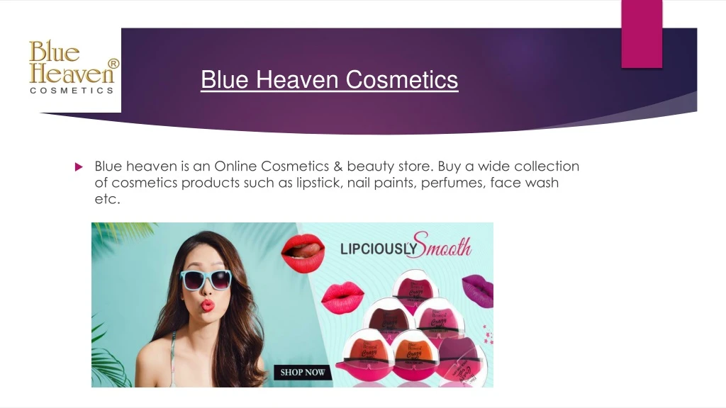 blue heaven cosmetics